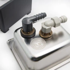 Barista Basics Counter Top Rinser - 6" X 6" X 2" Pan Size -Coffee Shop 4362 original epprct662 6 1