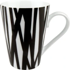 Konitz Black And White 13oz Mug Rhythm Design