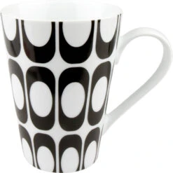 Konitz Black And White 13oz Mug Groove Design