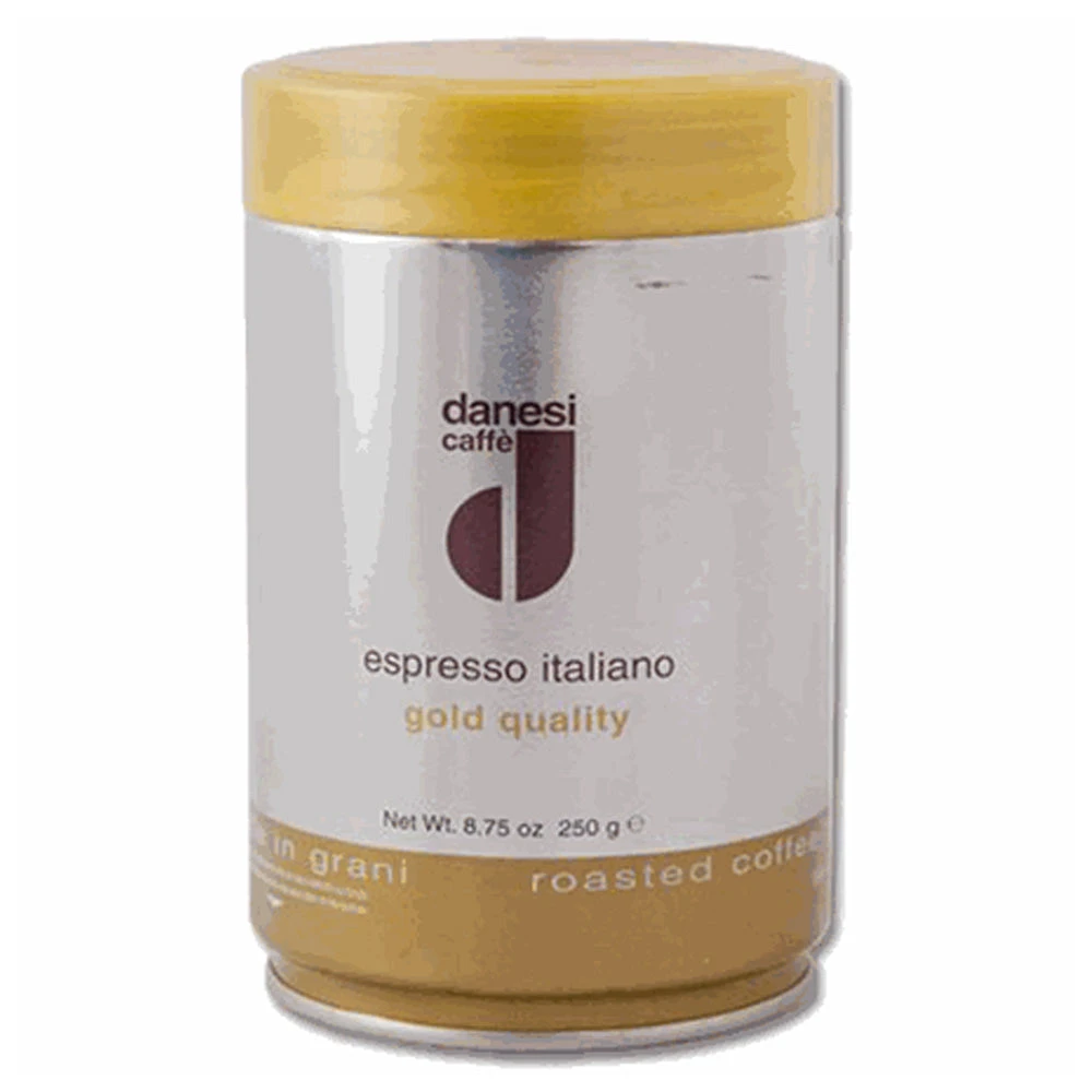 Danesi Caffe Espresso Gold Ground Coffee In Tins 3 Danesi Caffe Espresso Gold Ground Coffee In Tins