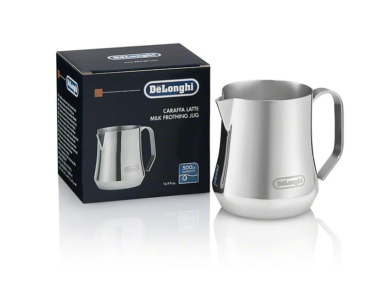 DeLonghi 17oz Stainless Steel Frothing Pitcher 4 DeLonghi 17oz Stainless Steel Frothing Pitcher - Image 2