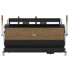 Dalla Corte Zero - 2-Group Dark Walnut 11 Dalla Corte Zero - 2-Group Dark Walnut -Coffee Shop DarkWalnut2 Group Back