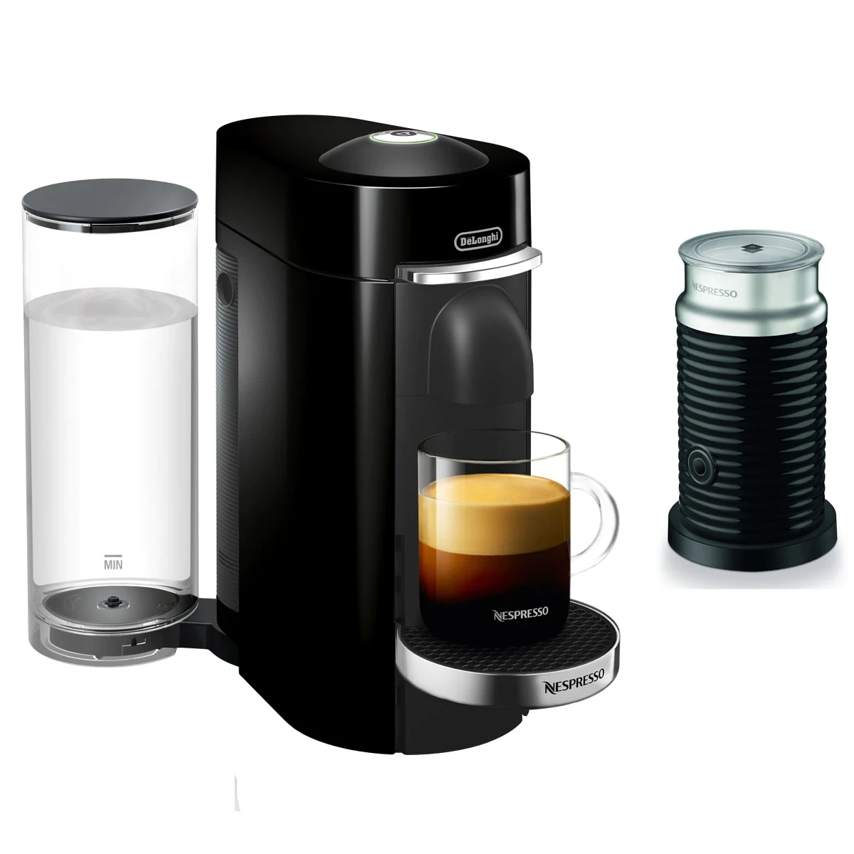 Nespresso Vertuo Plus Deluxe Espresso Machine By DeLonghi With Aeroccino - Black 3 Nespresso Vertuo Plus Deluxe Espresso Machine By DeLonghi With Aeroccino - Black
