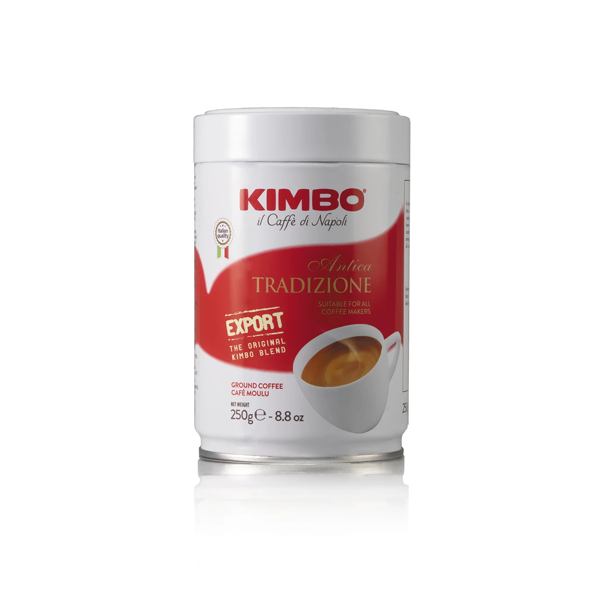 Kimbo Il Caffe Di Napoli Antica Tradizione Ground 250g - Tin 3 Kimbo Il Caffe Di Napoli Antica Tradizione Ground 250g - Tin