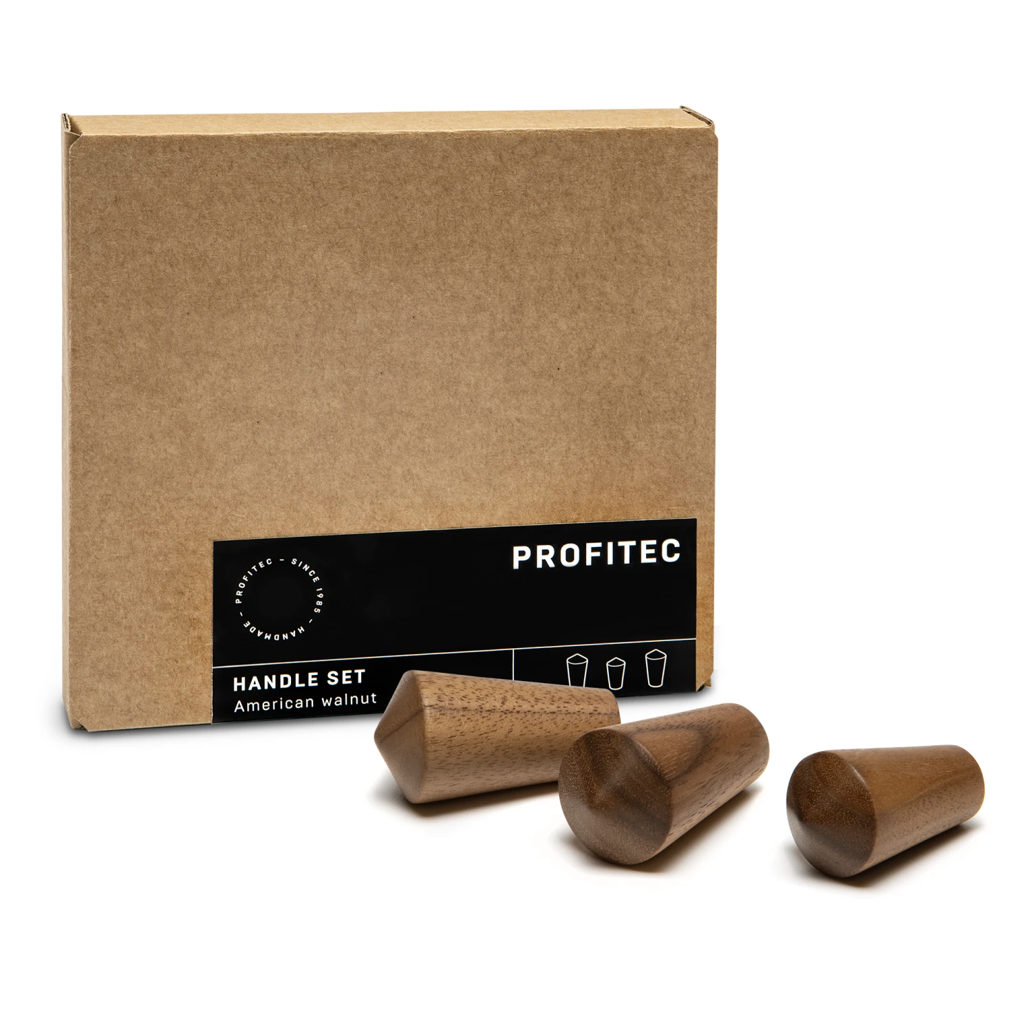 Profitec Set Of 2 Lever Valves And 1 Brew Lever - American Walnut 3 Profitec Set Of 2 Lever Valves And 1 Brew Lever - American Walnut