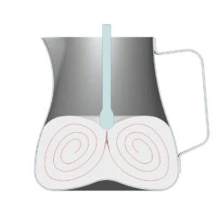 Espro Toroid 2 Pitcher 12 Oz -Coffee Shop toroid2 front view 2 sizes graphic